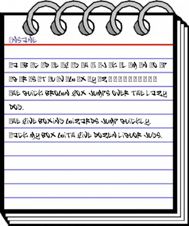 Insane Regular animated font preview Insane Regular animated font preview