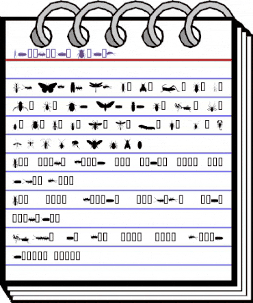 Insectile Solid animated font preview Insectile Solid animated font preview