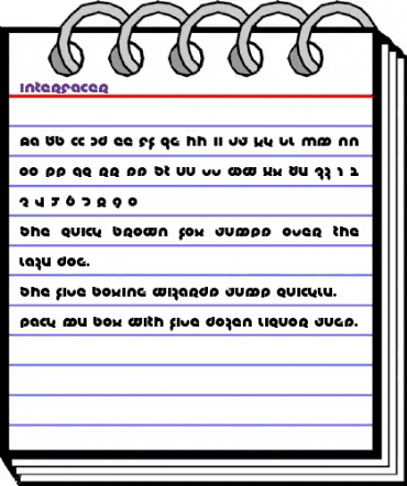 InterFacer Regular animated font preview