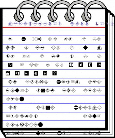 InterstatePi Three animated font preview