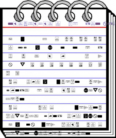 InterstatePi Two animated font preview