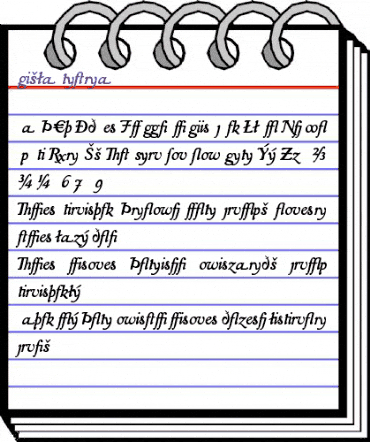 Isla Regular animated font preview Isla Regular animated font preview