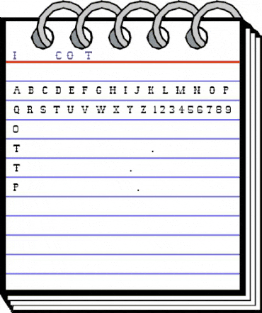 Italiansky C Regular animated font preview Italiansky C Regular animated font preview