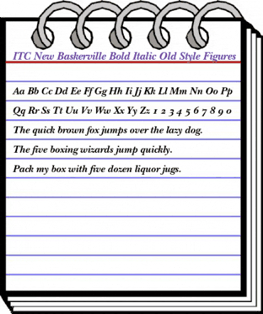 NewBaskerville SC Bold Italic animated font preview NewBaskerville SC Bold Italic animated font preview