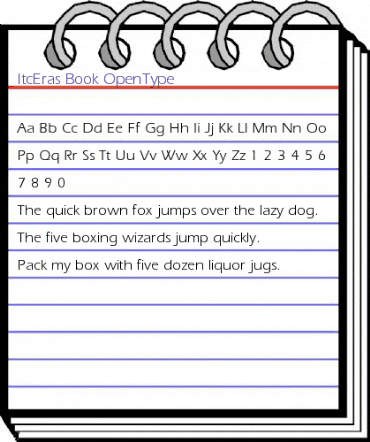 Eras Regular animated font preview Eras Regular animated font preview