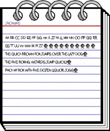 Jacknife Regular animated font preview Jacknife Regular animated font preview