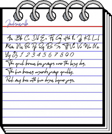 Jacksonville Regular animated font preview Jacksonville Regular animated font preview