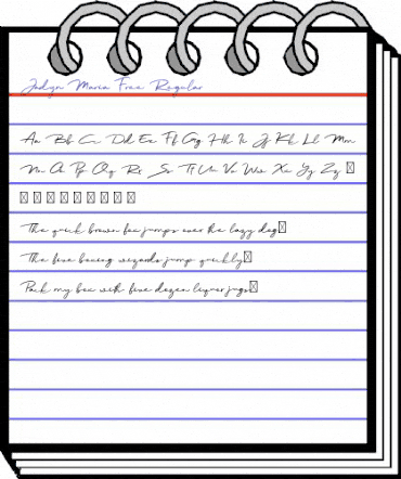 Jadyn Maria Free Regular animated font preview Jadyn Maria Free Regular animated font preview