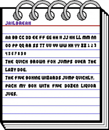 Jailbreak Regular animated font preview Jailbreak Regular animated font preview