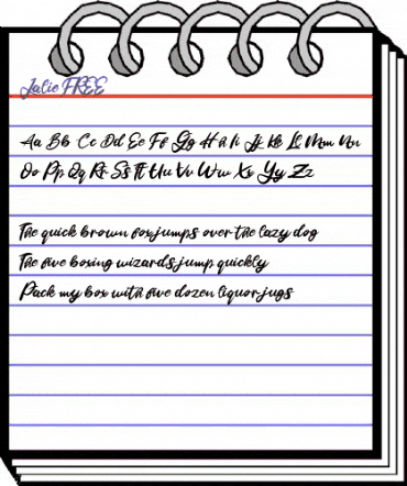 Jalie FREE Regular animated font preview Jalie FREE Regular animated font preview
