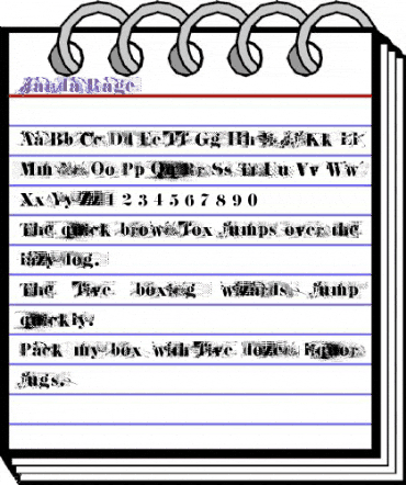 Janda Rage Regular animated font preview Janda Rage Regular animated font preview