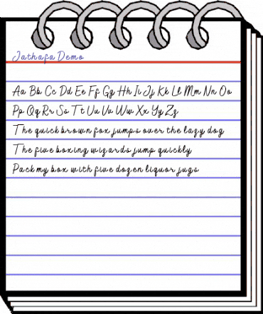 Jathafa Demo Regular animated font preview Jathafa Demo Regular animated font preview