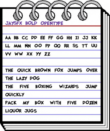 JaySFX Bold animated font preview JaySFX Bold animated font preview