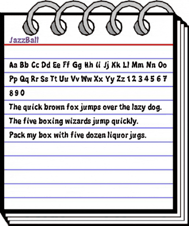 Jazz Ball Regular animated font preview Jazz Ball Regular animated font preview