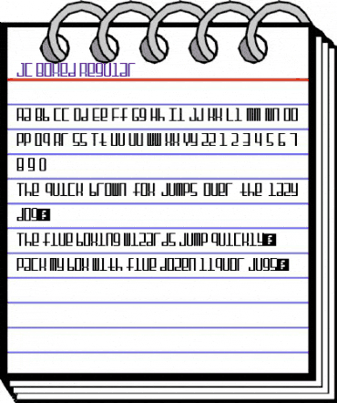 JC-Boxed Regular animated font preview JC-Boxed Regular animated font preview