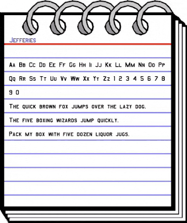 Jefferies Regular animated font preview Jefferies Regular animated font preview