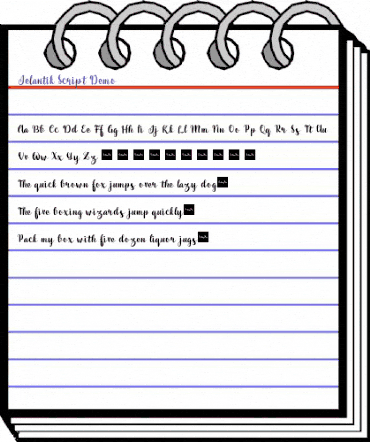 Jelantik Script Demo Regular animated font preview Jelantik Script Demo Regular animated font preview