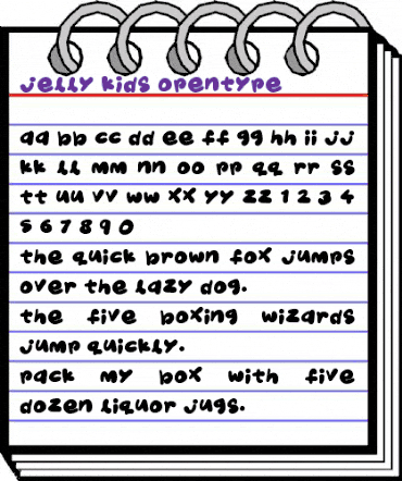 Jelly Kids Regular animated font preview Jelly Kids Regular animated font preview