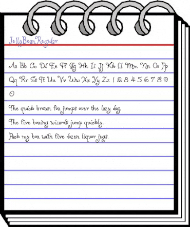 JellyBean Regular animated font preview JellyBean Regular animated font preview