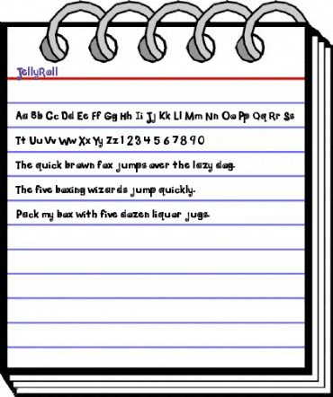 JellyRoll Regular animated font preview JellyRoll Regular animated font preview