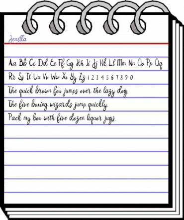 Jenilla Regular animated font preview Jenilla Regular animated font preview