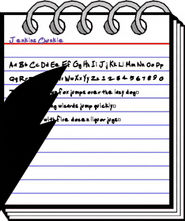 Jenkins Chunkie animated font preview Jenkins Chunkie animated font preview