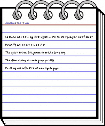 Jenkins v2.0 Thik animated font preview Jenkins v2.0 Thik animated font preview