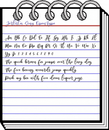 Jerlista Siny Regular animated font preview Jerlista Siny Regular animated font preview