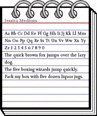 Jessica-Medium Regular animated font preview Jessica-Medium Regular animated font preview