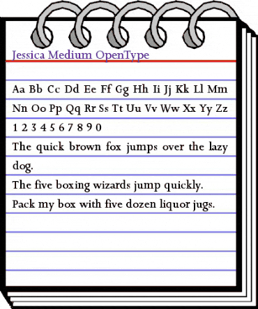 Jessica-Medium Regular animated font preview Jessica-Medium Regular animated font preview