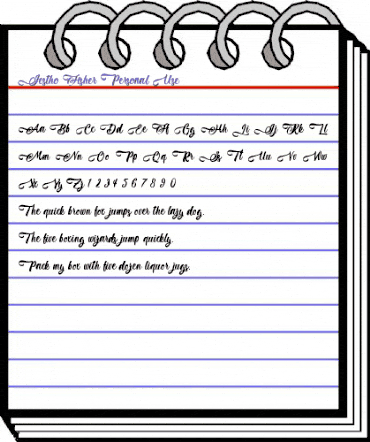 Jestho Fisher - Personal Use Regular animated font preview Jestho Fisher - Personal Use Regular animated font preview
