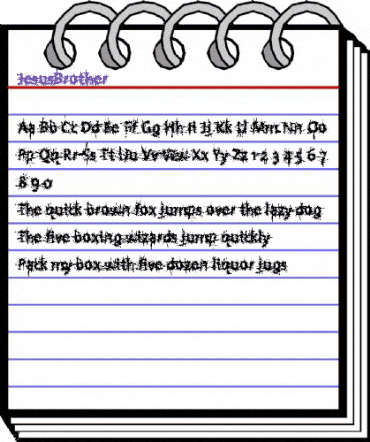 JesusBrother Medium animated font preview JesusBrother Medium animated font preview