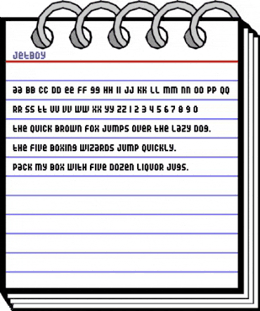 Jetboy Regular animated font preview Jetboy Regular animated font preview