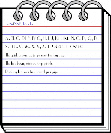 JetSetSSK Regular animated font preview JetSetSSK Regular animated font preview