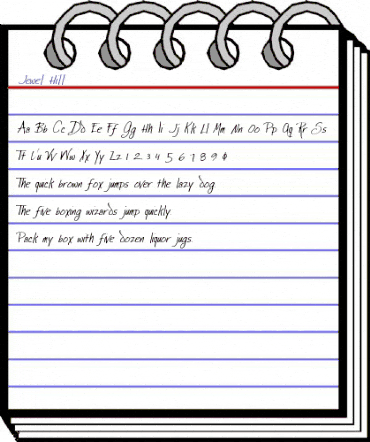 Jewel Hill Regular animated font preview Jewel Hill Regular animated font preview