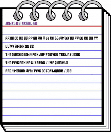 Jewelry Regular animated font preview Jewelry Regular animated font preview
