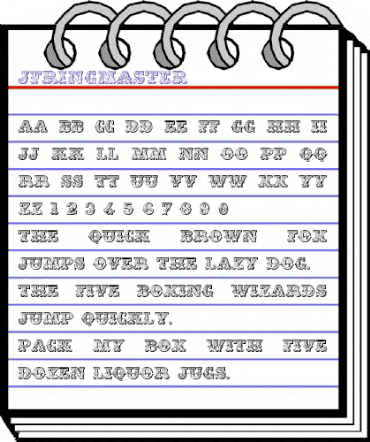 JFRingmaster Regular animated font preview JFRingmaster Regular animated font preview