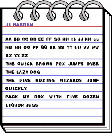 Jocky's Choice Regular animated font preview