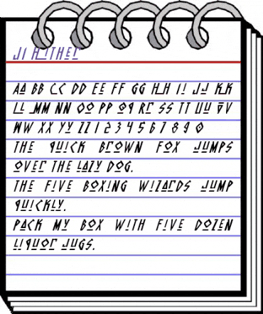 KB 125 Italic Regular animated font preview KB 125 Italic Regular animated font preview