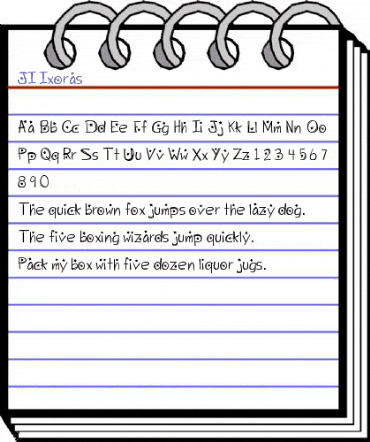 Light Stars Regular animated font preview