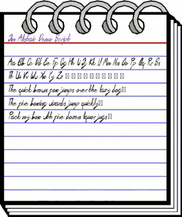 Jim Alistair Demo Script Regular animated font preview Jim Alistair Demo Script Regular animated font preview