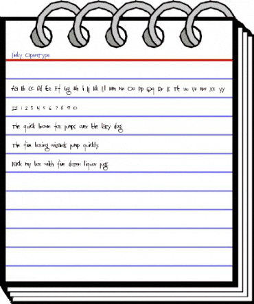 Jinky Regular animated font preview Jinky Regular animated font preview