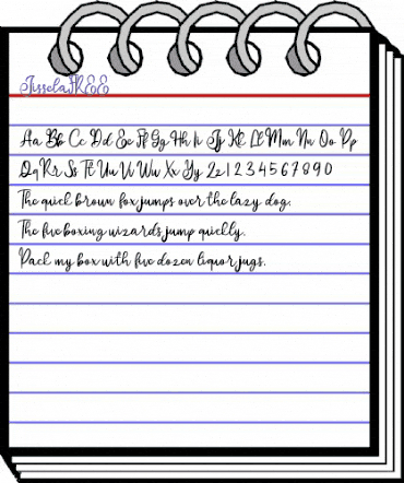 Jissela FREE Regular animated font preview Jissela FREE Regular animated font preview