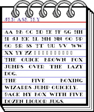 JLR ASL ILY Regular animated font preview