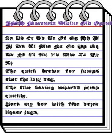 JMH Moreneta Divine Old Regular animated font preview JMH Moreneta Divine Old Regular animated font preview