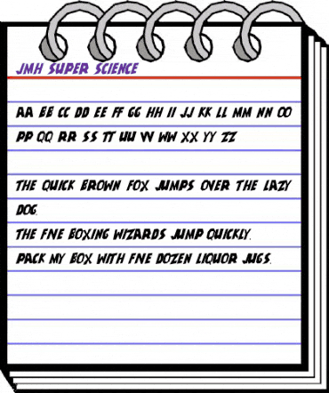 JMH Super Science Regular animated font preview JMH Super Science Regular animated font preview