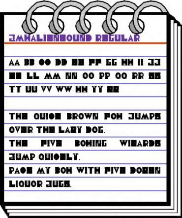 JMH Alien Sound Regular animated font preview JMH Alien Sound Regular animated font preview