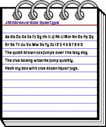 JMH Bronze Bold animated font preview JMH Bronze Bold animated font preview