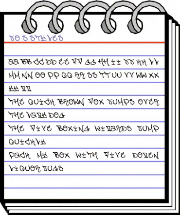 Jo's Styles Regular animated font preview Jo's Styles Regular animated font preview