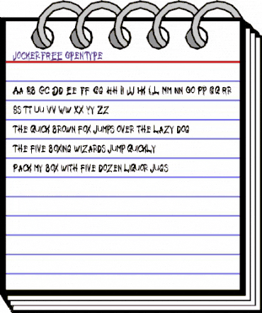 Jocker FREE Regular animated font preview Jocker FREE Regular animated font preview
